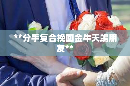 **分手复合挽回金牛天蝎朋友**