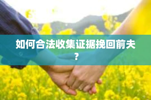 如何合法收集证据挽回前夫？
