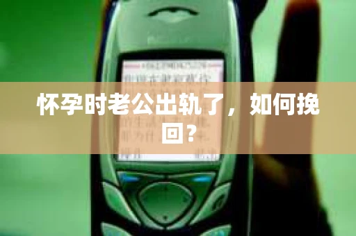 怀孕时老公出轨了，如何挽回？