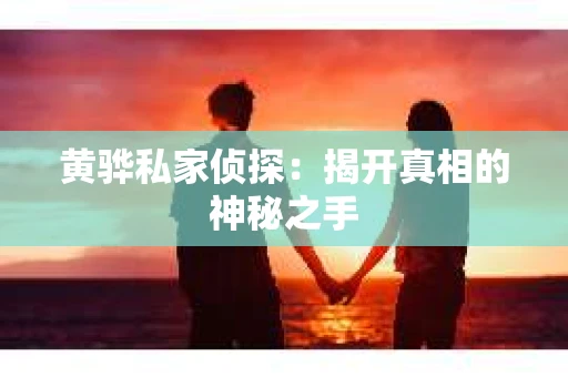 黄骅私家侦探：揭开真相的神秘之手