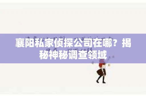 襄阳私家侦探公司在哪？揭秘神秘调查领域