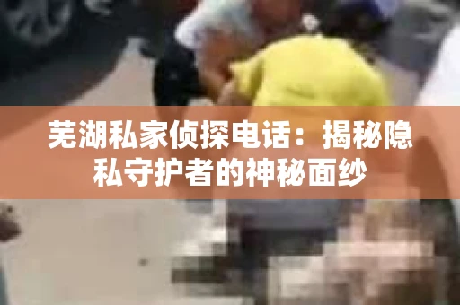 芜湖私家侦探电话：揭秘隐私守护者的神秘面纱