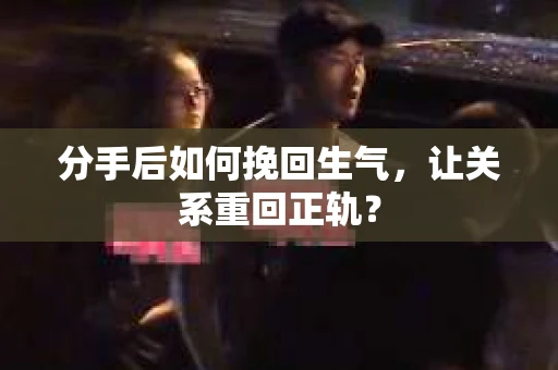 分手后如何挽回生气，让关系重回正轨？