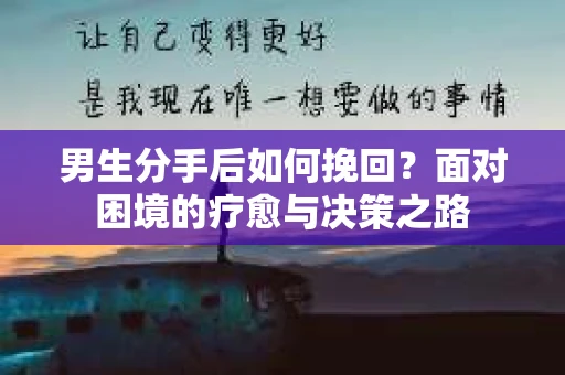 男生分手后如何挽回？面对困境的疗愈与决策之路