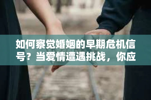 如何察觉婚姻的早期危机信号？当爱情遭遇挑战，你应该怎么办？