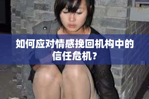 如何应对情感挽回机构中的信任危机？