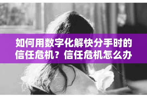 如何用数字化解快分手时的信任危机？信任危机怎么办？